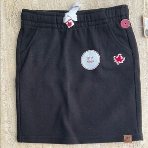 NEW Canada Black Skirt with Maple Leaf size 3T